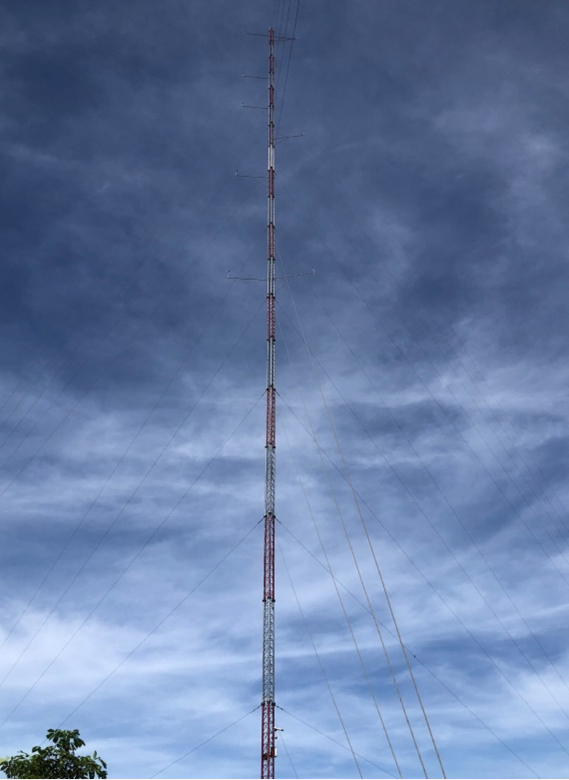 Wind measurement station in Gia Lai province